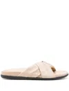 Ancient Greek Sandals Whitney Satin Pantoletten In Neutrals