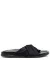 Ancient Greek Sandals Whitney Flat-sole Sandals In Schwarz