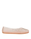 Ancient Greek Sandals Woman Ballet Flats Apricot Size 8 Rubber In Neutral
