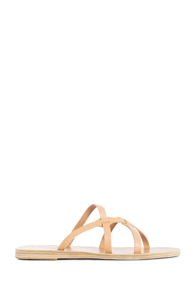 Ancient Greek Sandals Woman Beige Sandals & Slides