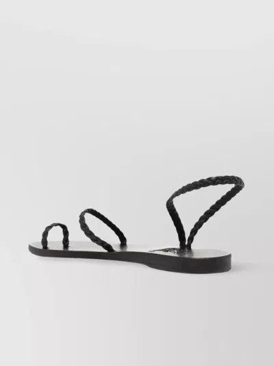 Ancient Greek Sandals Woman Flat Sandals Braided Straps