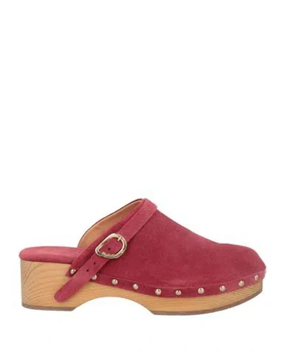 Ancient Greek Sandals Woman Mules & Clogs Garnet Size 8 Leather In Multi