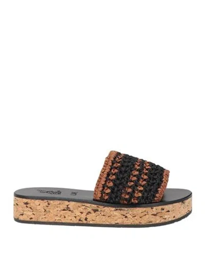 Ancient Greek Sandals Woman Sandals Black Size 6 Natural Raffia