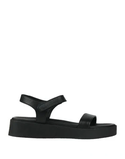 Ancient Greek Sandals Woman Sandals Black Size 7 Leather