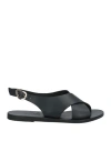 Ancient Greek Sandals Maria Crossover-strap Sandals In Black