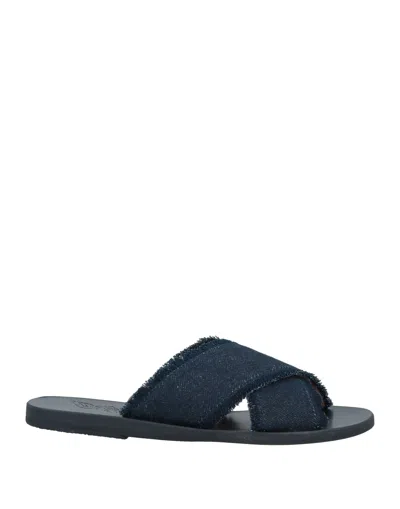 Ancient Greek Sandals Sandals In Blue