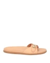 Ancient Greek Sandals Odi Buckle-fastened Slides In Pink
