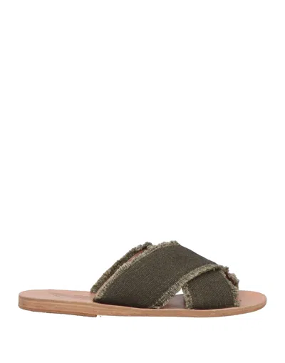 Ancient Greek Sandals Sandals In Green