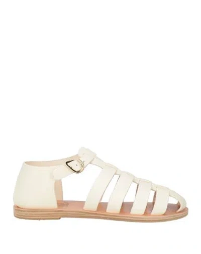 Ancient Greek Sandals Woman Sandals Off White Size 7 Leather