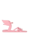 Ancient Greek Sandals Woman Sandals Pink Size 8 Rubber