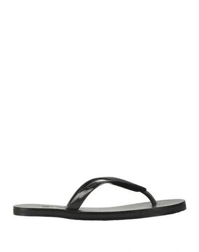 Ancient Greek Sandals Woman Thong Sandal Black Size 10 Rubber In Black