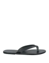 Shop Ancient Greek Sandals Woman Thong Sandal Black Size 11 Cowhide