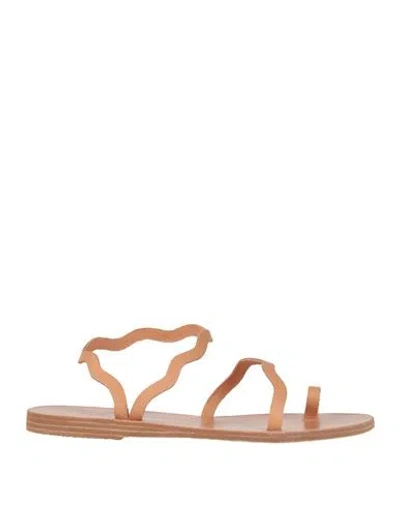 Ancient Greek Sandals Woman Thong Sandal Blush Size 9 Cowhide In Pink