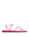 Ancient Greek Sandals Woman Thong Sandal Fuchsia Size 7 Rubber In Pink