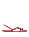 Ancient Greek Sandals Woman Thong Sandal Fuchsia Size 8 Soft Leather In Pink