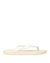 Ancient Greek Sandals Woman Thong Sandal Ivory Size 8 Cowhide In White