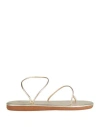 Ancient Greek Sandals Kansiz Flat Sandals In Grey