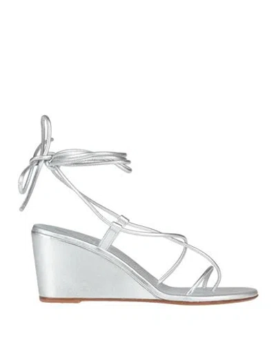 Ancient Greek Sandals Woman Thong Sandal Silver Size 8 Rubber