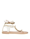 Ancient Greek Sandals Woman Thong Sandal White Size 6 Soft Leather In White