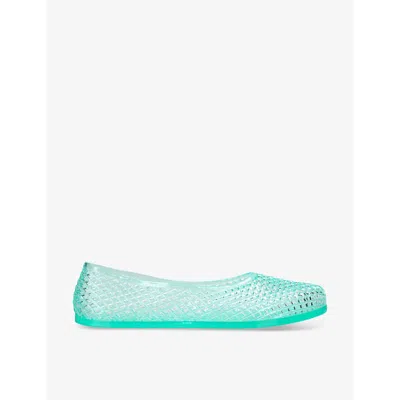 ANCIENT GREEK SANDALS WOMENS ANCIENT GREEK SANDALS IRO MESH-TEXTURED PVC FLATS