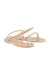 Ancient Greek Sandals Eleftheria Bee Leather Sandals In White