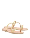 ANCIENT GREEK SANDALS WOMEN'S ERMODIKI STRAPPY SLIP ON SLIDE SANDALS