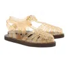 Ancient Greek Sandals Women's Homeria Jelly Clear Caramel Sandals In Multi