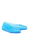 Ancient Greek Sandals Iro Pvc Ballet Flats In Blue