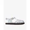 Ancient Greek Sandals Womens Homeria Fisherman Flat Leather And Jelly In Other