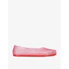 Ancient Greek Sandals Iro Jelly Ballerina Shoes In Pink