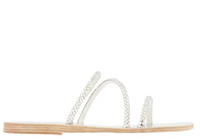 Ancient Greek Sandals Women's Polytimi Sandals In Silver