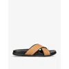 Ancient Greek Sandals Thais Flat Leather Sandals In Tan