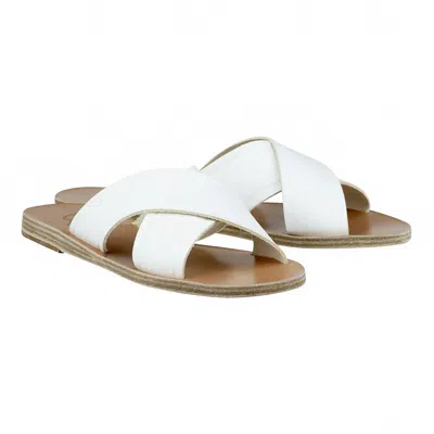 Ancient Greek Sandals Women's Thais Sandals In White In Brown