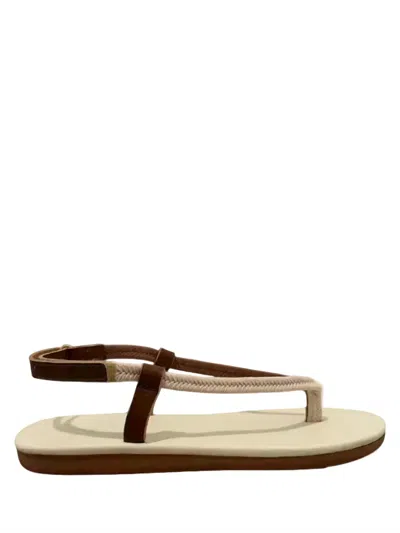 Ancient Greek Sandals Women's Zoi Flat Sandal In Beige/tan In Neutral