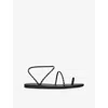 Ancient Greek Sandals Leather Astro Sandals In Black