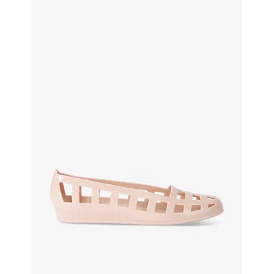 Ancient Greek Sandals Elli Jelly Ballerina Shoes In Blush