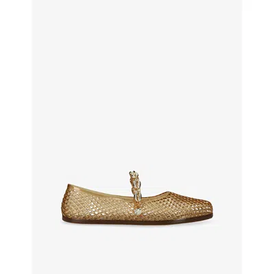 Ancient Greek Sandals Iro Jelly Flats Caramel In Multi
