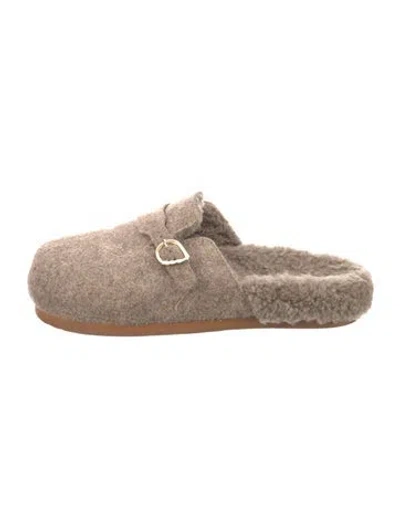 Pre-owned Ancient Greek Sandals Wool Mules In Neutral