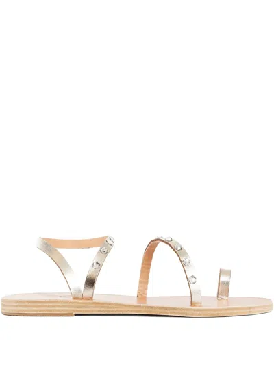 Ancient Greek Sandals X Swarovski Marilyn Sandals In Gold