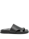 Ancient Greek Sandals Xenofon Slides In Black