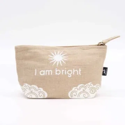 Ancient Wisdom Hop Hare Pouch I Am Bright In Neutral