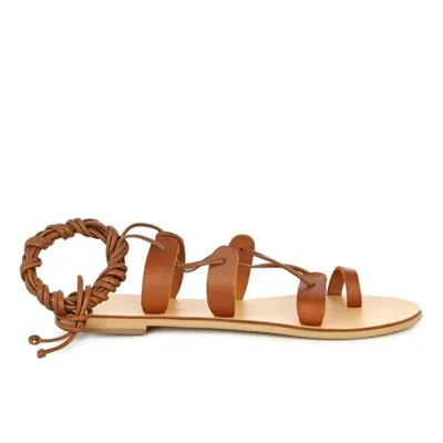 Ancientoo Women's Brown Gladiator Demeter Tan