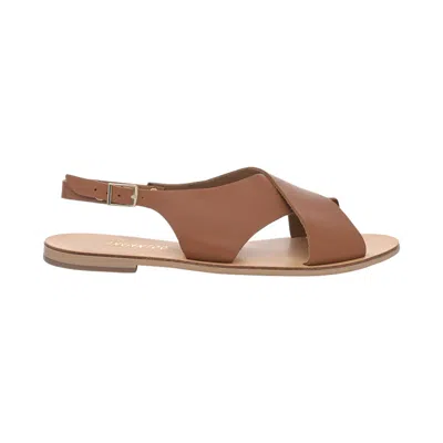 Ancientoo Women's Brown Sandals Elpis Tan