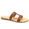 Ancientoo Women's Brown Slides Bia Tan In Brown