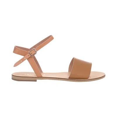 Ancientoo Women's Neutrals / Brown Metis Sandals - Tan & Natural