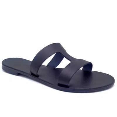 Ancientoo Women's Slides Bia Black