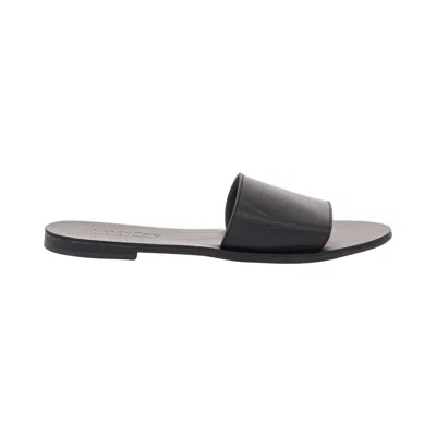 Ancientoo Women's Slides Hecate Black