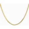 Ancona Jewelry 10k Yellow Gold Curb Link Necklace 4.5mm In Yellow