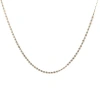 Ancona Jewelry 14k Tri Color Gold Valentino Heart Link Necklace, 20"  2.6mm In Yellow
