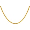 Ancona Jewelry 14k Yellow Gold Franco Chain Necklace Solid Gold 2.7mm In Yellow
